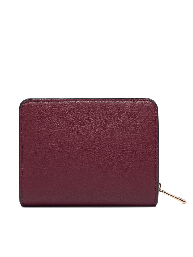 Tommy Hilfiger Geldbörse Tommy Hilfiger Th Icon Med Za W/ Flap Seasonal AW0AW18758 Dunkelrot