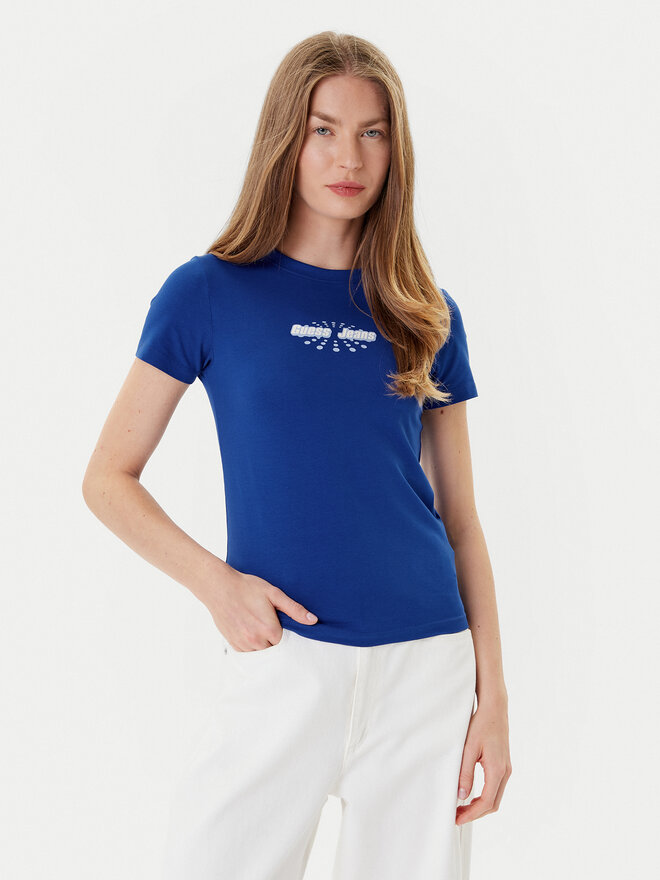 Guess Jeans Guess Jeans Camiseta W5YI04 J1314 Azul Slim Fit