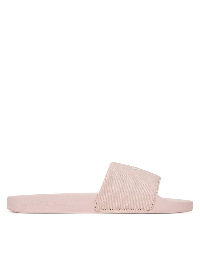Calvin Klein Jeans Žabky Calvin Klein Jeans Slide Monogram Wn Logo Ck YW0YW01967 Ružová