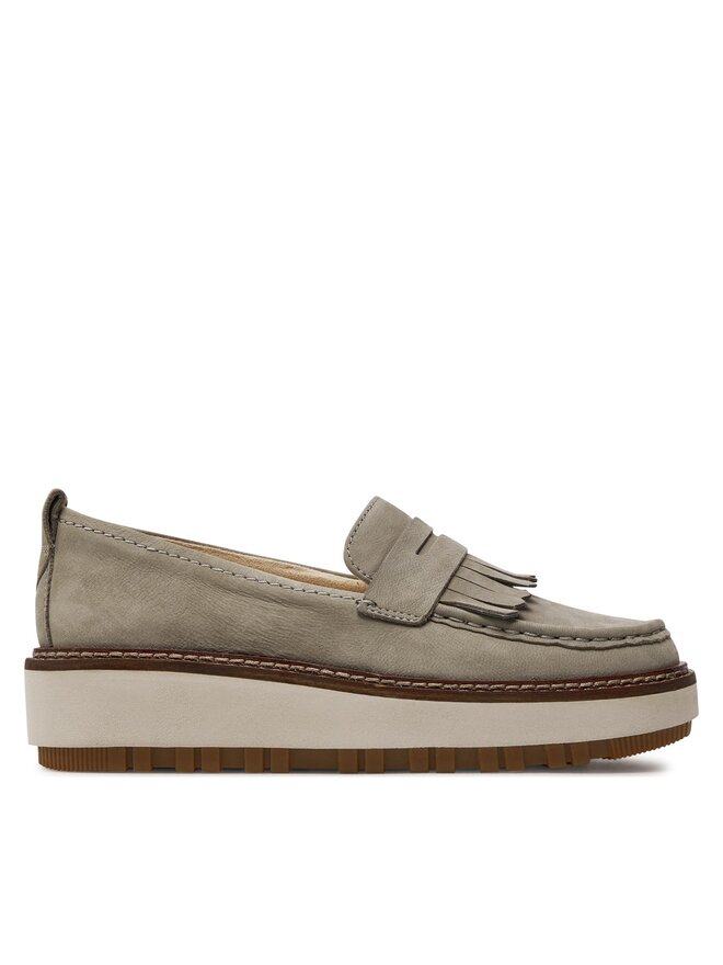 Clarks Mokasíny Clarks Oriannaw Loafer 26176640 Šedá