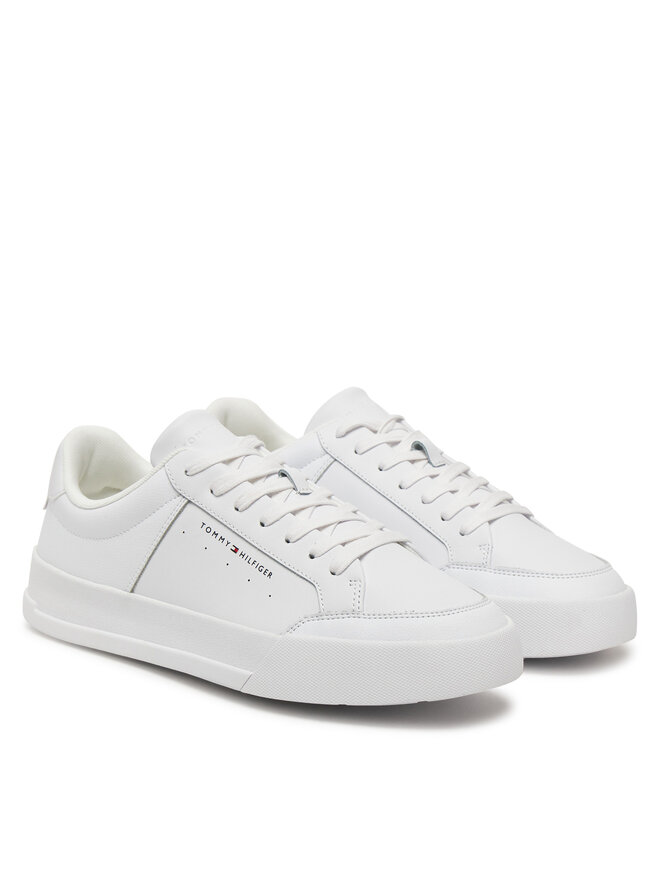Tommy Hilfiger Αθλητικά Tommy Hilfiger Th Court Mix Lth FM0FM05489 Λευκό