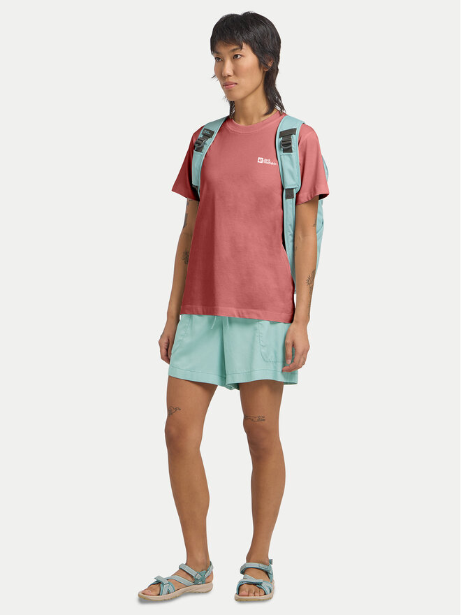 Jack Wolfskin Jack Wolfskin Marškinėliai Essential 1808352 Rožinė Regular Fit