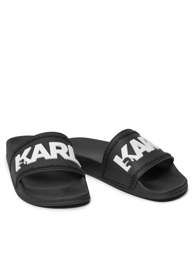 KARL LAGERFELD Papucs KARL LAGERFELD KL70004 Fekete