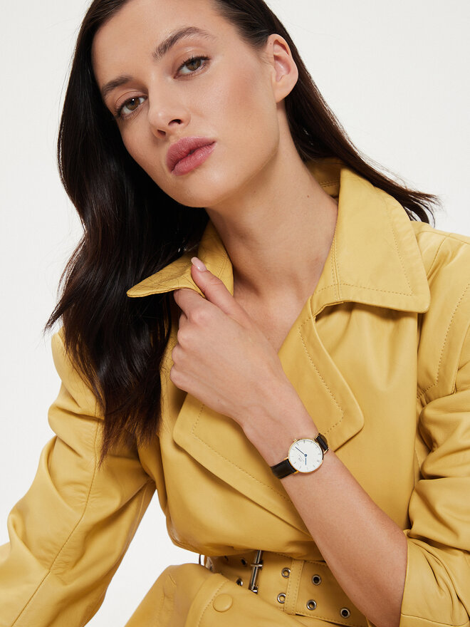 Daniel Wellington Zegarek Daniel Wellington Petite Roman Numerals Shieffield DW00100686 Czarny