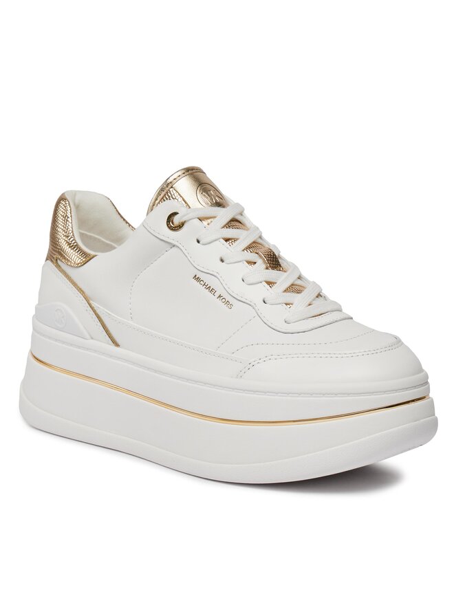 MICHAEL Michael Kors Сникърси MICHAEL Michael Kors Hayes Lace Up 43R4HYFS2L Бял