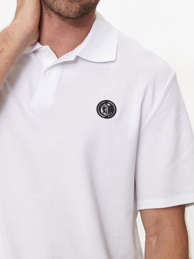 Just Cavalli Just Cavalli Poloshirt 76OAGG23 Weiß Regular Fit