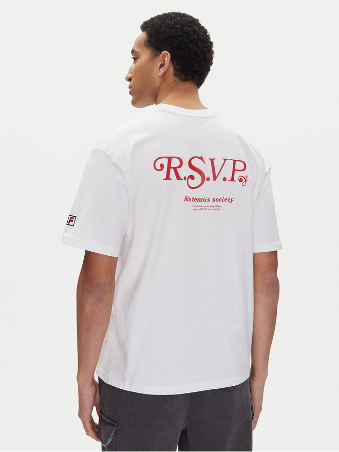 Fila Fila Camiseta Lengeweg FAM0907 Blanco Regular Fit