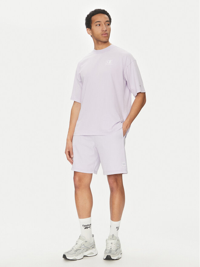 Champion Champion Marškinėliai 221257 Violetinė Regular Fit