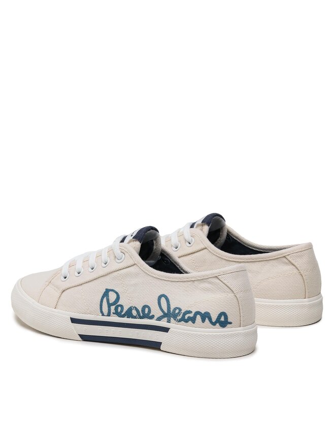 Pepe Jeans Tenisky Pepe Jeans Brady Denim W PLS31438 Bílá