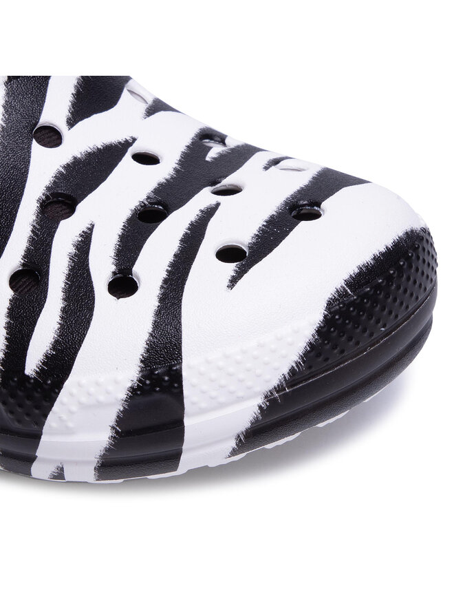 Crocs Pantoletten Crocs Classic Lined Animal Print Clg 206559 Weiß
