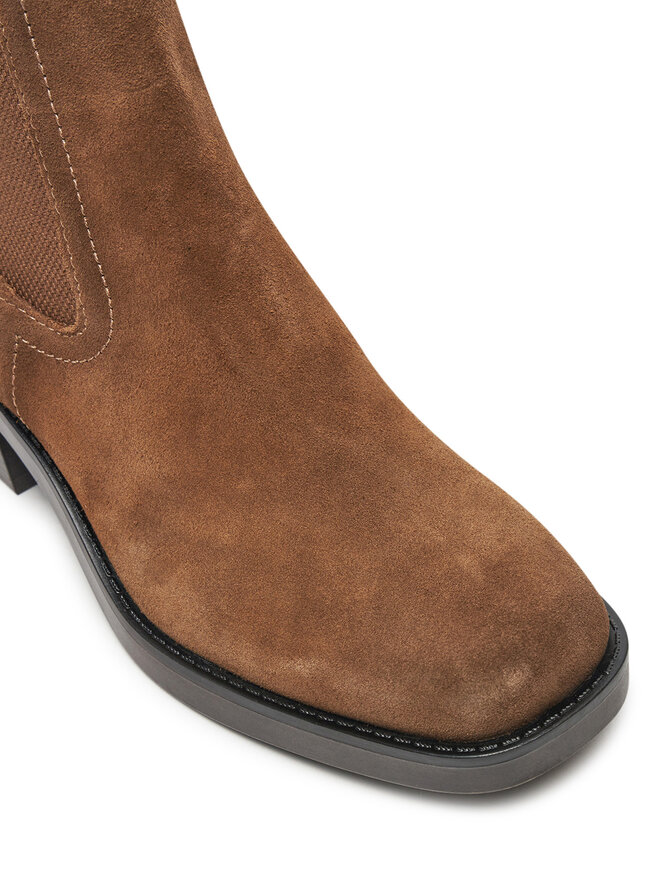 Tamaris Kotníková obuv s elastickým prvkem Tamaris 1-25309-43 Hnědá