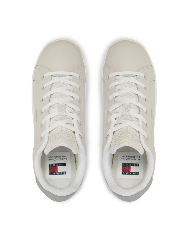 Tommy Jeans Снікерcи Tommy Jeans Tjw Flatform Ess EN0EN02518 Écru