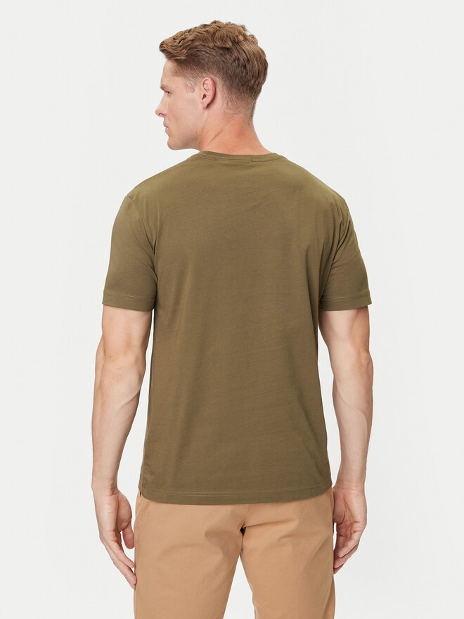 Gant Gant Camiseta Shield 2003184 Verde Regular Fit