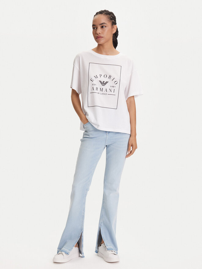 Emporio Armani Underwear Emporio Armani Underwear Camiseta EW000553 AF10887 U0002 Blanco Loose Fit