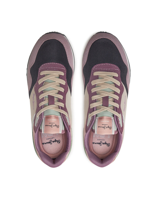 Pepe Jeans Sneakersy Pepe Jeans PLS40022 Fioletowy