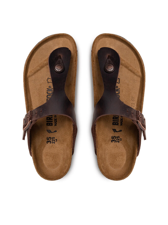 Birkenstock Zehentrenner Birkenstock Gizeh Bs 0743833 Braun