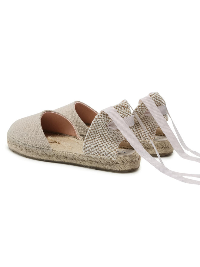Manebi Espadryle Manebi Flat Valenciana O 4.1 P0 Beżowy
