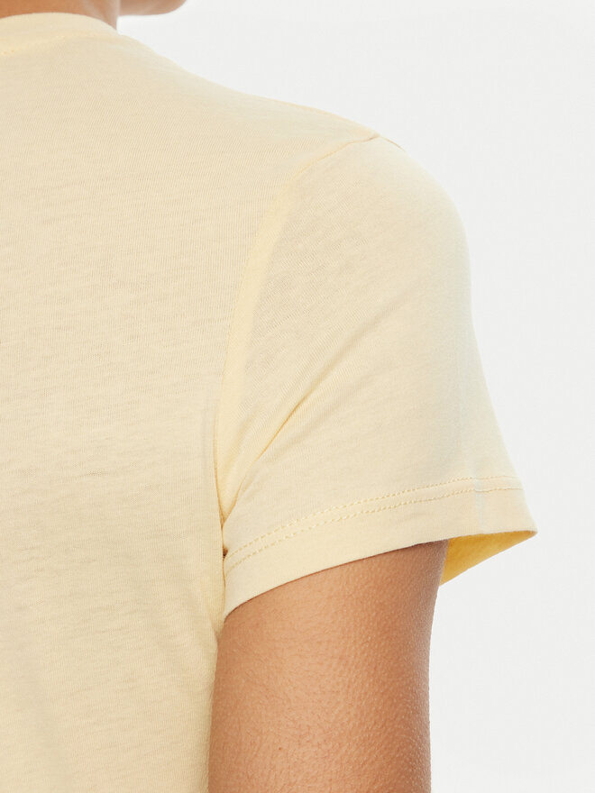 Tommy Jeans Tommy Jeans Camiseta Linear DW0DW18398 Amarillo Slim Fit