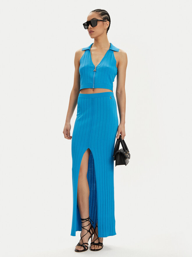 Patrizia Pepe Patrizia Pepe Топ 2K0257/K182-CA04 Голубий Slim Fit