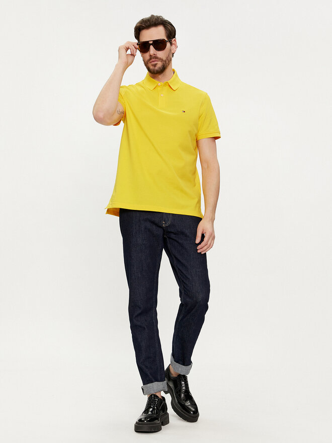 Tommy Hilfiger Tommy Hilfiger Poloshirt 1985 MW0MW17770 Gelb Regular Fit