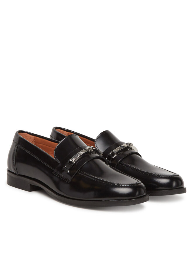 Calvin Klein Poltopánky Calvin Klein Moc Loafer W/Ml - Lth HW0HW02342 Čierna