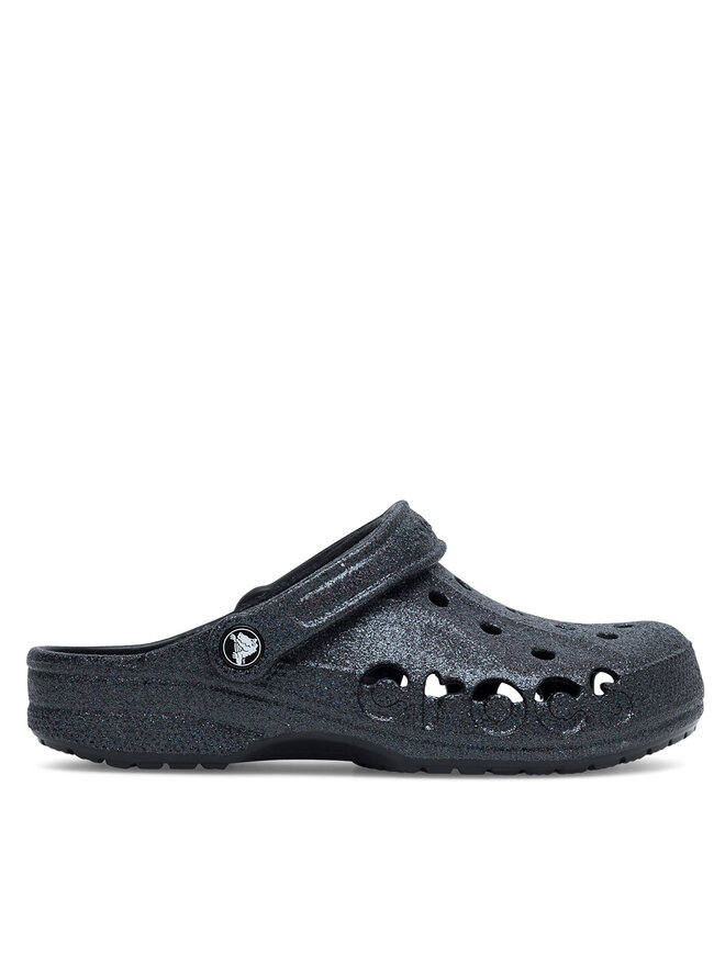 Pantoletten Crocs BAYA GLITTER CLOG 205925 001 Schwarz eschuhe