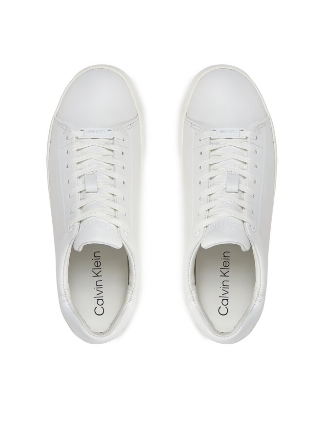 Sneakers Calvin Klein Clean Cupsole Lace Up HW0HW01863 Weiß | eschuhe.de