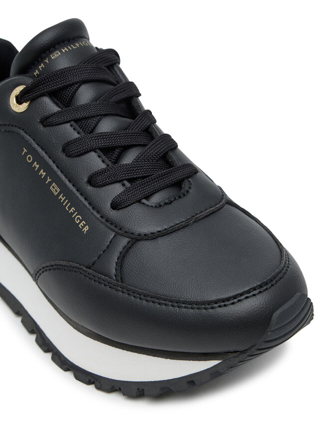 Tommy Hilfiger Снікерcи Tommy Hilfiger Low Cut Lace-Up T3A9-33996-1355X Чорний
