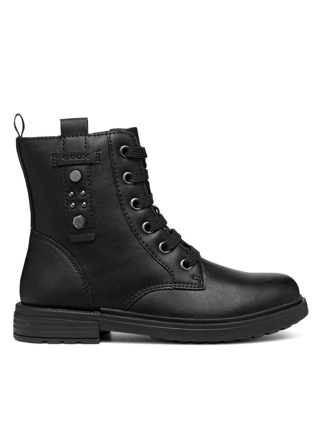 Geox Čižmy Geox Jr Eclair J469QM 0009F C9999 S Čierna