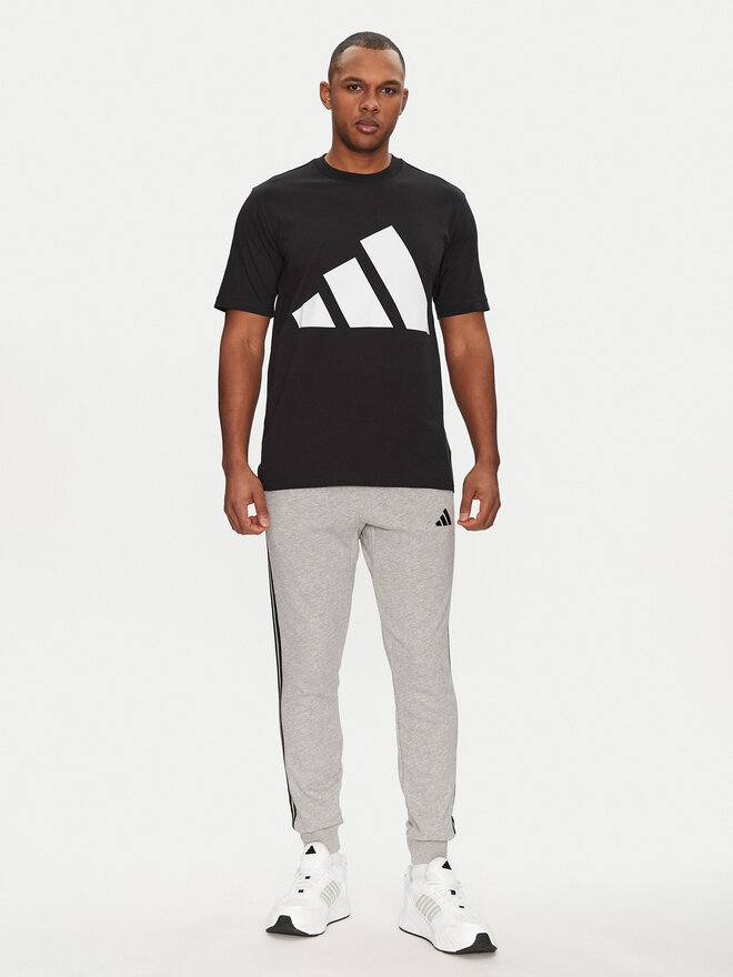 adidas adidas Marškinėliai Essentials Big Logo JE8945 Juoda Regular Fit