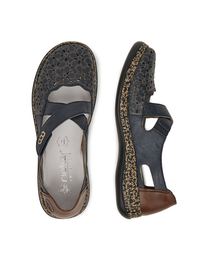 Rieker Bailarinas Rieker 463H4-14 Azul marino