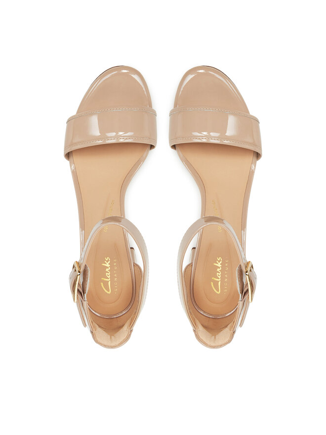 Clarks Sandały Clarks Ezoria Mae 26181299 Beżowy