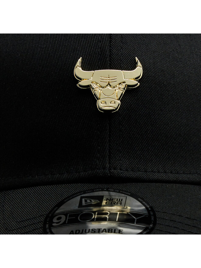 New Era Kšiltovka New Era Chicago Bulls Pin Logo 60292524 Černá