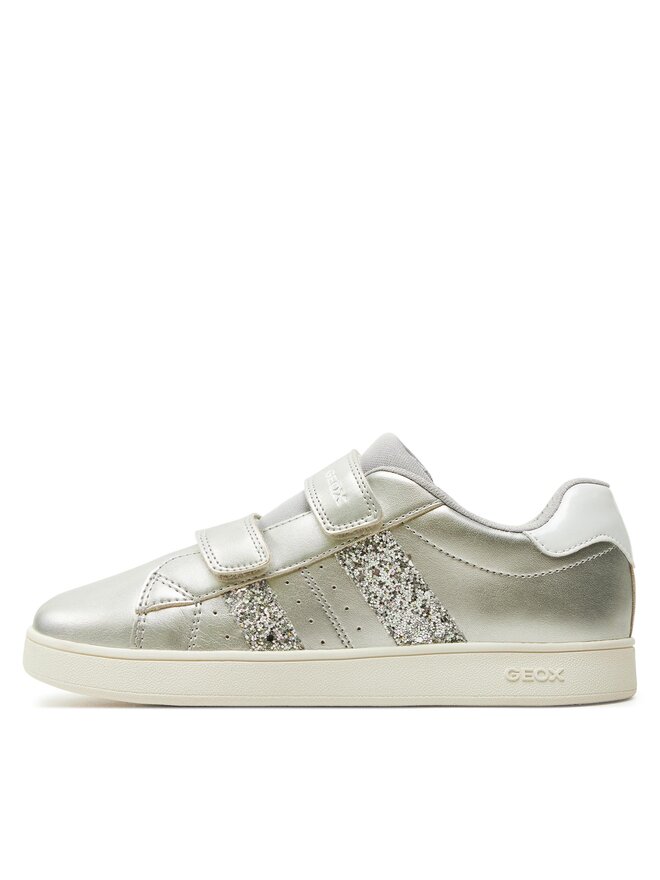 Geox Sneakersy Geox J Eclyper Girl J45LRA 000NF C1007 D Srebrny