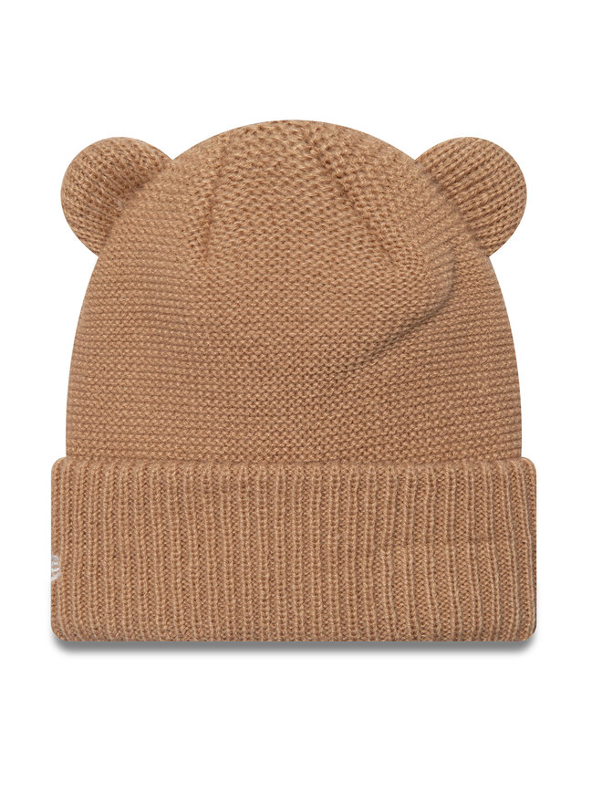 New Era Sapka New Era Teddy Bear Ears Cuff Knit Beanie 60580864 Barna