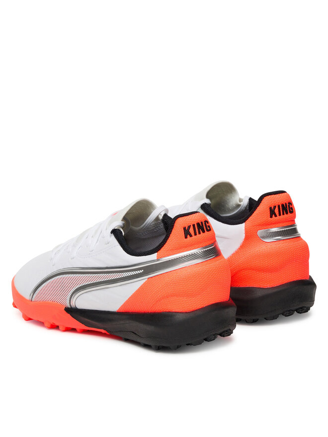 Puma Ποδοσφαιρικά Παπούτσια Puma King Match Tt Jr 108838 01 Λευκό