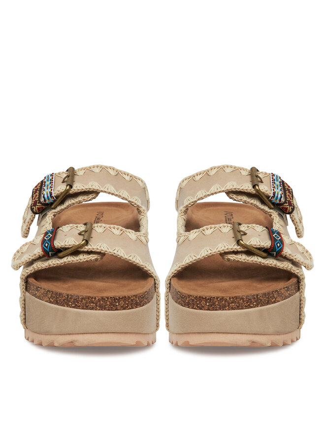 DeeZee Pantoletten DeeZee LB-P1684 Beige