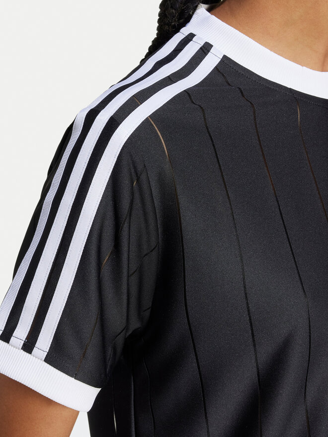 adidas adidas Marškinėliai adicolor 3-Stripes IX5505 Juoda Loose Fit