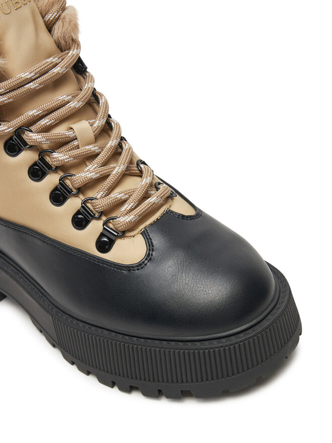 Guess Trapper stila apavi Guess Rezim FLFREZ ELE10 Bēšs