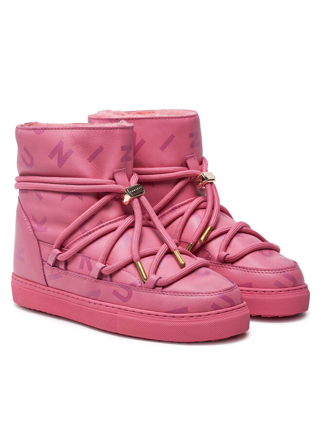Inuikii Stivali da neve Inuikii Full Leather Print 65202-088 Rosa