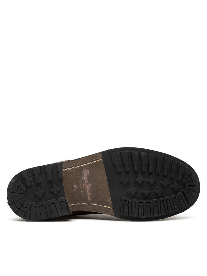 Pepe Jeans Schnürstiefeletten Pepe Jeans Melting High PMS50206 Braun