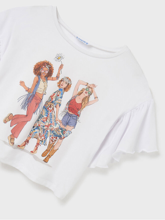 Mayoral Mayoral T-Shirt 6051 Λευκό