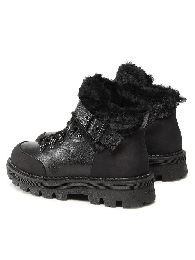 PINKO Schnürstiefeletten Pinko Ortica Tronchetto AI 22-23 BLKS1 1H2131 A07H Schwarz