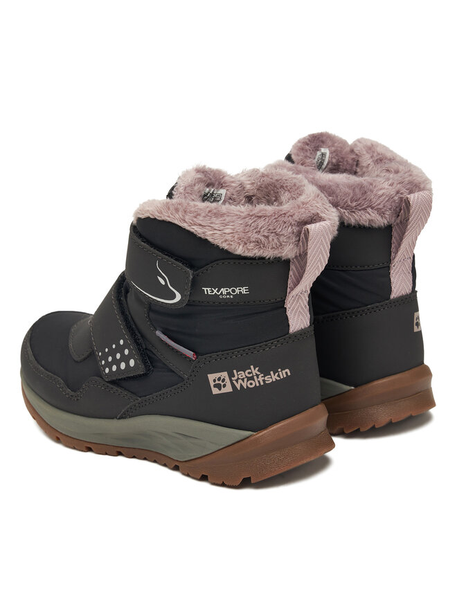 Jack Wolfskin Stivali da neve Jack Wolfskin Polar Bear-g Texapore High Vc K A62146 Nero