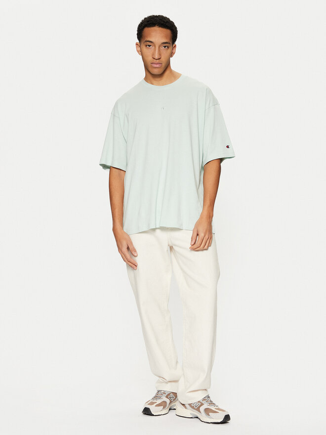 Champion Champion Póló 220279 Zöld Relaxed Fit