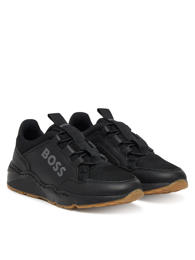 BOSS Sneakersy BOSS J51648 M Černá