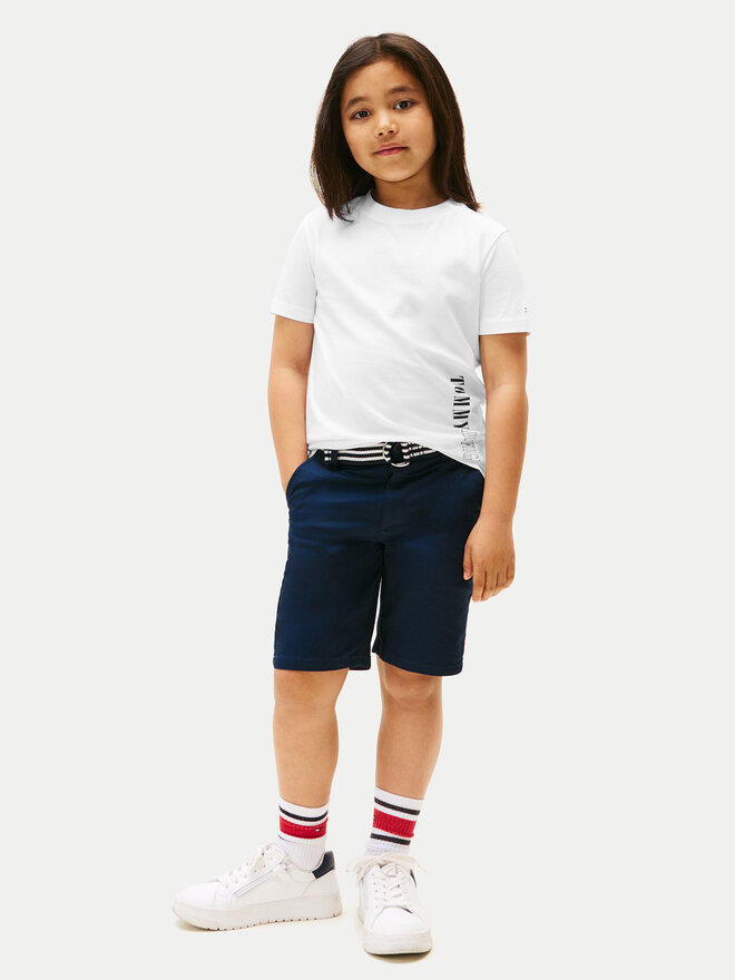 Tommy Hilfiger Tommy Hilfiger T-Shirt Graphic KB0KB09870 Λευκό Regular Fit