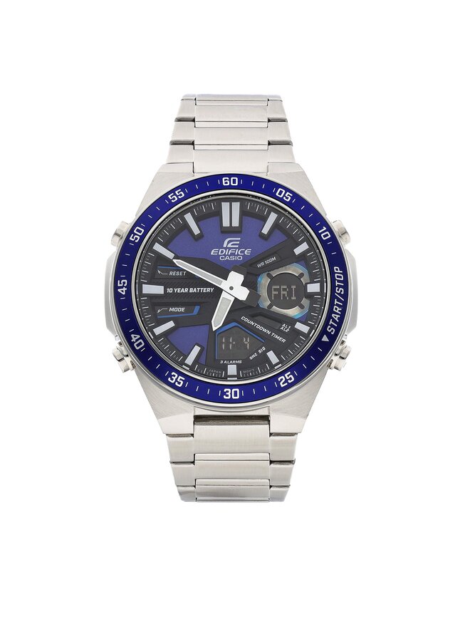 Casio Zegarek Casio Edifice EFV-C110D-2AVEF Srebrny
