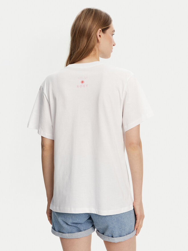 Roxy Roxy Camiseta ERJZT05899 Blanco Relaxed Fit