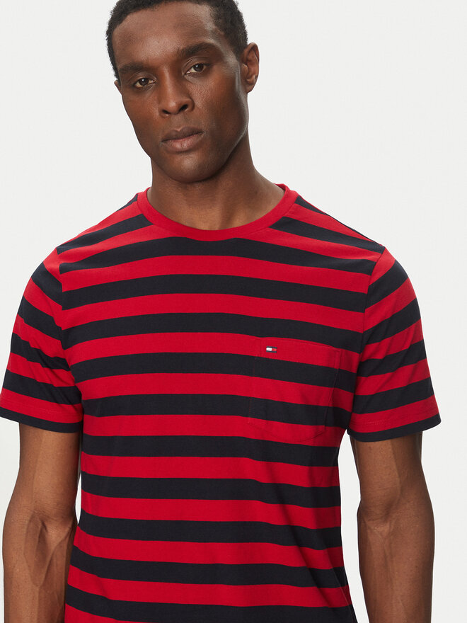 Tommy Hilfiger Tommy Hilfiger Marškinėliai Essential MW0MW37283 Raudona Regular Fit